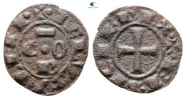 Italy. Brindisi. Corrado AD 1250-1254. Denaro BI