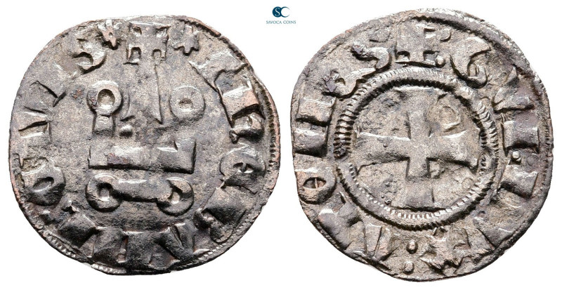 Principality of Achaea. Gui II de La Roche AD 1287-1308. 
Denier Tournois BI
...