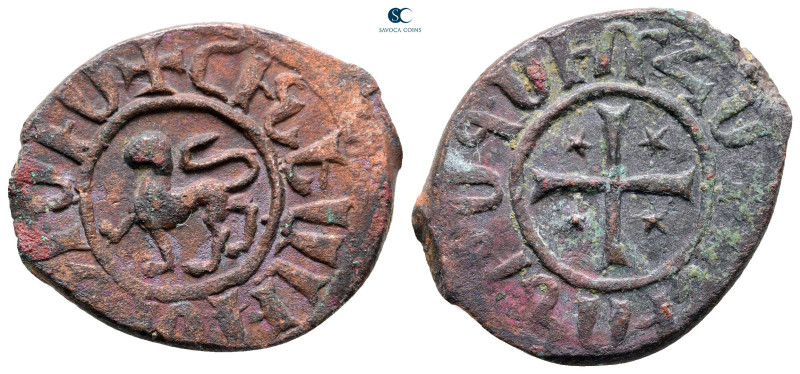 Cilician Armenia. Levon II AD 1270-1289. 
Kardez Æ

27 mm, 6,32 g



Very...