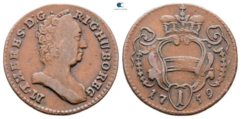 Austria. Maria Theresia AD 1740-1780. 
1 Kreuzer 

20 mm, 2,47 g



Very ...