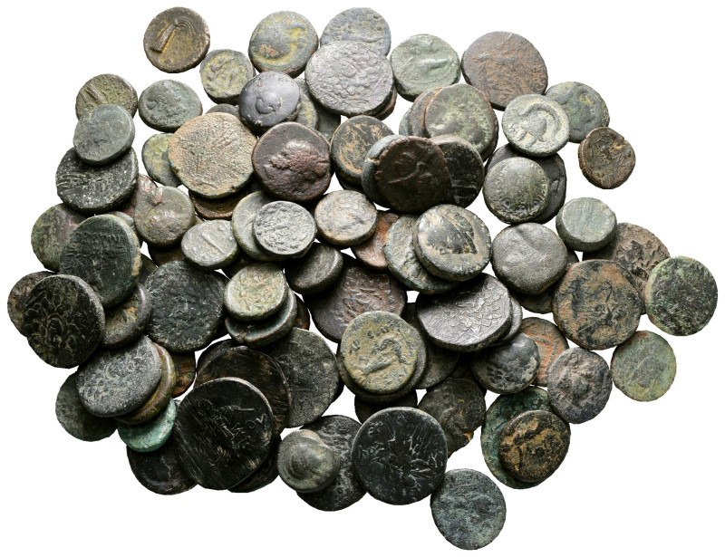 Lot of ca. 100 greek bronze coins / SOLD AS SEEN, NO RETURN!

Very Fine