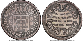 Pedro II 320 Reis 1696/5-(B) VF20 NGC, Bahia mint, KM82, LMB-122. Narrow crown variety. From the Legado Collection HID09801242017 © 2024 Heritage Auct...