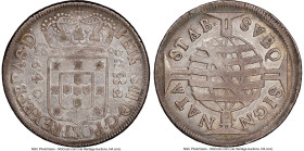 Pedro II 640 Reis 1696-(B) XF40 NGC, Bahia mint, KM84, LMB-126. Narrow Crown variety. From the Legado Collection HID09801242017 © 2024 Heritage Auctio...