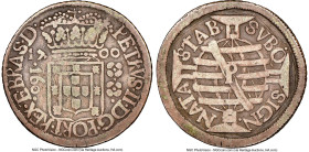 Pedro II 160 Reis 1700/699-P VF Details (Reverse Scratched) NGC, Pernambuco mint, KM88.2, LMB-142. A notable overdate typical of the issue is found on...