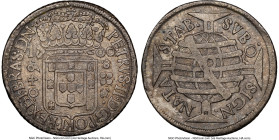 Pedro II 640 Reis 1700/699-P XF Details (Reverse Scratched) NGC, Pernambuco mint, KM90.2, LMB-147. From the Legado Collection HID09801242017 © 2024 He...