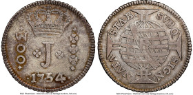 José I 300 Reis 1754-B VF35 NGC, Bahia mint, KM178, LMB-213. Lightly toned, clear detail remaining despite moderate circulation wear. From the Legado ...
