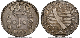 José I 300 Reis 1764-R XF40 NGC, Rio de Janeiro mint, KM186, LMB-266b. Inverted 1 in date variety. Even highpoint wear and ample remaining detail. Fro...
