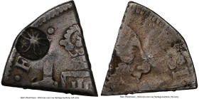 Dutch Colony Counterstamped 3 Reaal (18 Stuivers) ND (c. 1801) VF20 NGC, KM7, Scholten-1368a (RR). 4.41gm. Host: Cut Spanish Colonial 8 Reales. Counte...