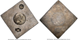 Zierikzee. Siege silver Uniface Klippe 1/2 Ecu 1575 AU58 NGC, Delm-171 (R3), PW-Zi01. 29.39gm. Emission of 7 November 1575. From a lesser encountered ...