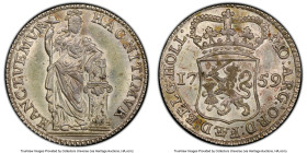 Holland. Provincial 1/4 Gulden (5 Stuivers) 1759 MS62 PCGS, KM100. HID09801242017 © 2024 Heritage Auctions | All Rights Reserved