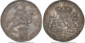 Utrecht. Provincial 1/2 Ducaton (1/2 Silver Rider) 1772 MS61 NGC, KM115.2. Flowered edge. Accompanied by a collector's envelope. Ex. The Salton Collec...