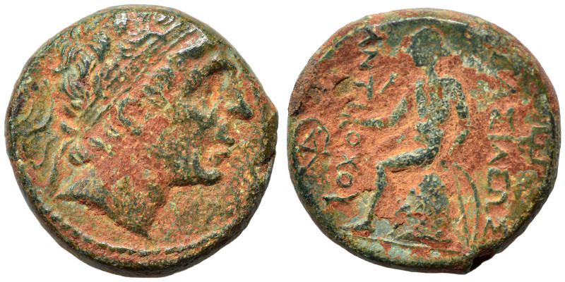SELEUKID KINGS of SYRIA. Antiochos I Soter, 281-261 BC. Ae (bronze, 4.31 g, 15 m...