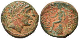 SELEUKID KINGS of SYRIA. Antiochos I Soter, 281-261 BC. Ae (bronze, 4.31 g, 15 mm), Antioch on the Orontes. Diademed head to right. Rev. BAΣIΛEΩΣ ANTI...