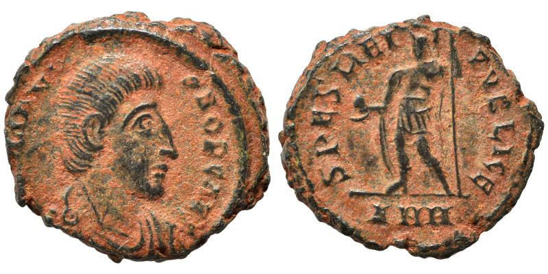 Julian II, as Caesar, 355-360. Ae (bronze, 2.84 g, 15 mm). D N FL IVLIANVS NOB C...