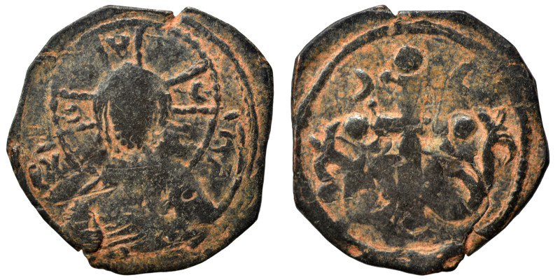 Nicephorus III Botaniates, 1078-1081. Follis (bronze, 3.24 g, 23 mm). Nimbate bu...