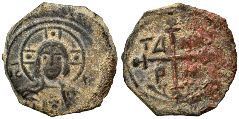 CRUSADERS. Principality of Antioch. Tancred, regent, 1101-1112. Follis (bronze, ...