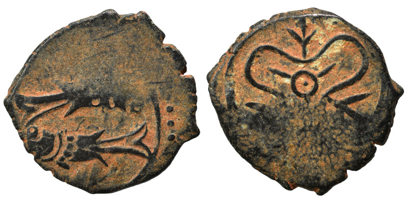 Islamic. Fals (bronze, 1.83 g, 18 mm). Nearly very fine.