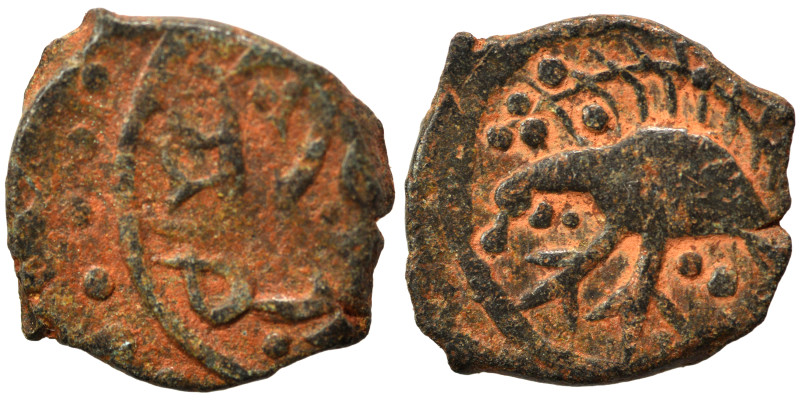 Islamic. Fals (bronze, 1.64 g, 15 mm). Nearly very fine.