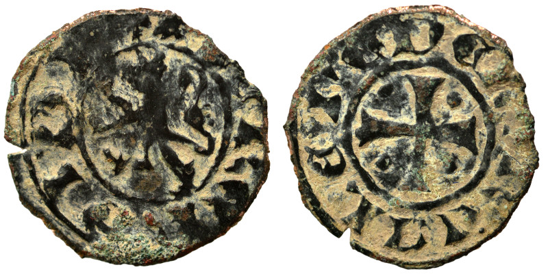 ITALY. Venezia (Venice). Carzia (bronze, 0.55 g, 14 mm), for Cyprus. +HIERON PRI...