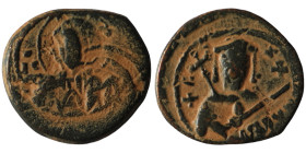 Michael VII. Ducas. (1071-1079 AD). Æ Follis. Constantinople. artificial sandpatina. 21mm, 4,09g