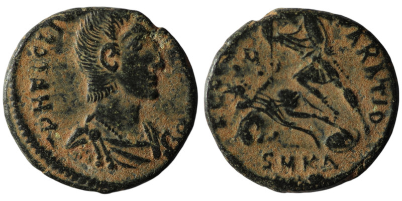 Julianus II. Apostata. (355-361 AD). Æ Follis. Cyzicus. Obv: D N CL IVLIANVS N C...