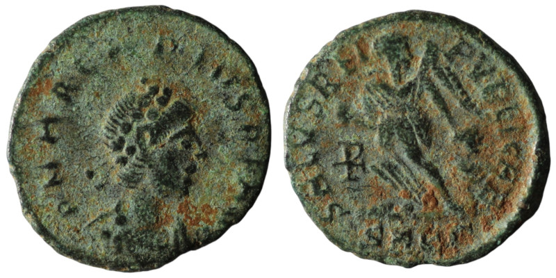 Arcadius. (383-408 AD). Æ Follis. Nicomedia. 13mm, 0,87g