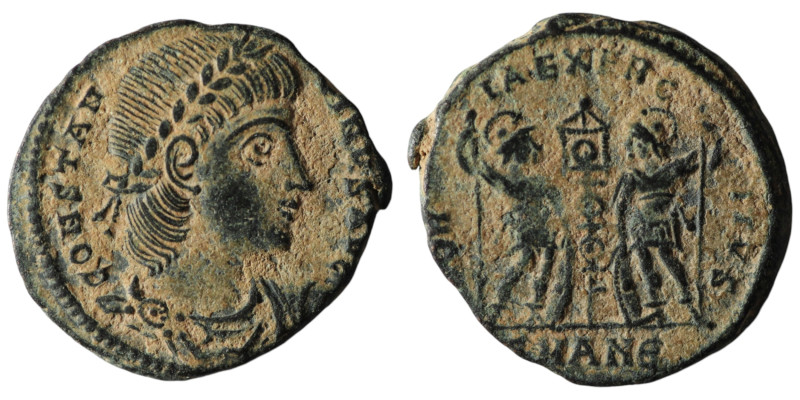 Constantinus II. (337-361 AD). Æ Follis. Antioch. 16mm, 1,83g