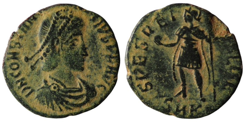 Constantinus II. (337-361 AD). Æ Follis. Cyzicus. 15mm, 1,23g