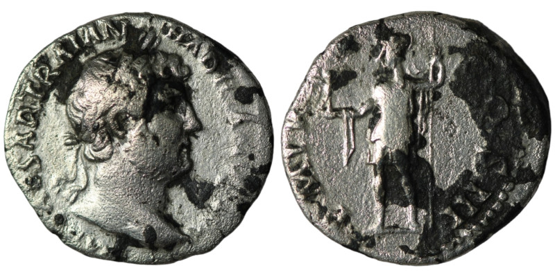 Hadrian. (117-138 AD). AR Denar. Rome. 19mm, 2,93g