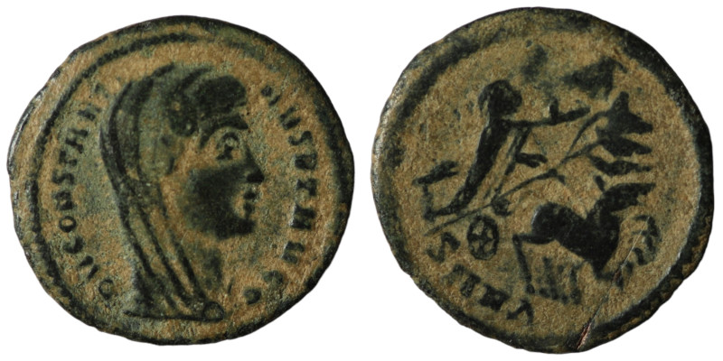 Divus Constantinus I. (337-340 AD). Æ Follis. Heraclea. Obv: DV CONSTANTINVS PT ...