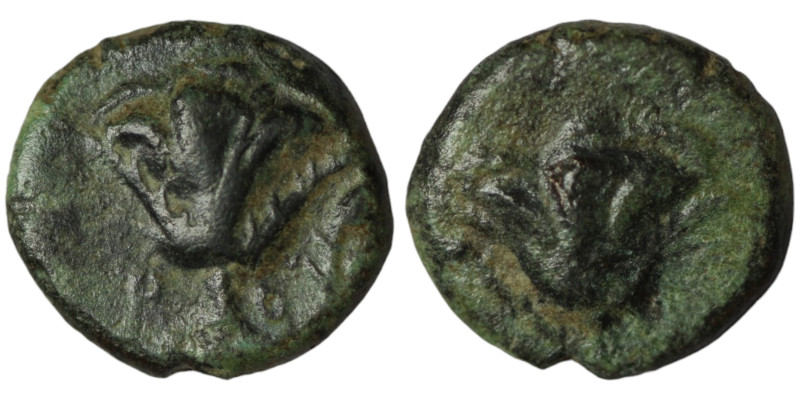 Caria. Rhodos. (400-350 BC) Bronze Æ. 11mm, 1,13g