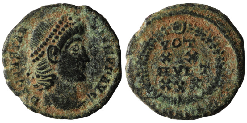 Constantinus II. (337-361 AD). Æ Follis. Antioch. 15mm, 1,91g