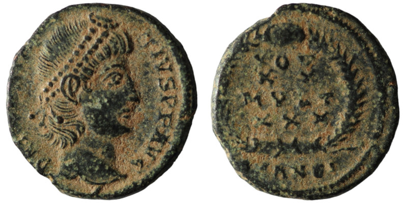 Constantinus II. (337-361 AD). Æ Follis. Antioch. 14mm, 1,81g