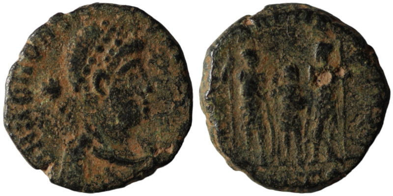 Honorius. (393-423 AD). Æ Follis. Antioch. 13mm, 1,68g