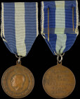 GREECE: Commemorative medal of the War of 1940-1941. Inscription "1940-41 ΗΠΕΙΡΟΣ ΑΛΒΑΝΙΑ ΜΑΚΕΔΟΝΙΑ ΘΡΑΚΗ ΚΡΗΤΗ" on reverse. With full original ribbon...