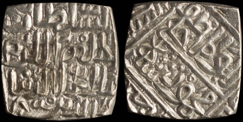 INDIA / SULTANATE OF MALWA: 1 Tanka (1441-1468) in billon. Inscriptions on both ...