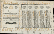 AUSTRIA: 60 Gulden (1.2.1763) in brown and black. Obligation Vienna. Complete sheet. Creased in the middle and some spots of margins are worn out. Abo...