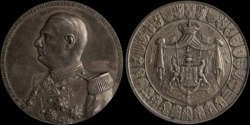 MALTA: Silver commemorative medal for Thierry Michel de Pierredon (1932). Thierr...