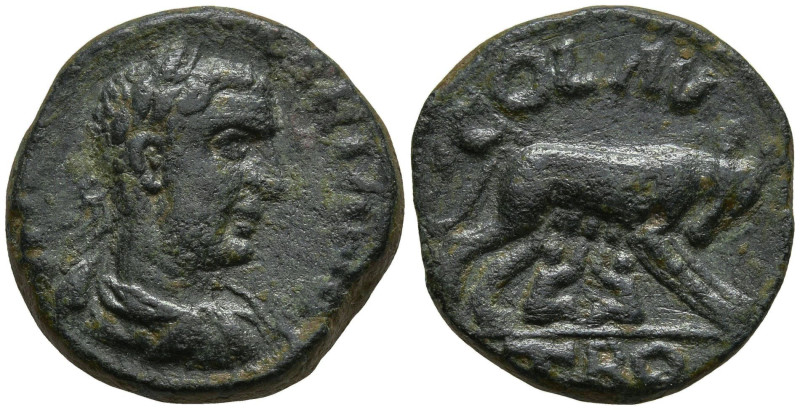 TROAS. Alexandria. Gallienus (253-268 AD)
AE Bronze (19.7mm 5.9g)
Obv: Bust of...