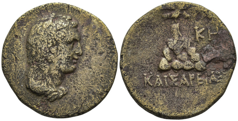 CAPPADOCIA. Caesarea-Eusebia. Archelaus of Cappadocia (9/8 BC)
AE Bronze (23.8m...