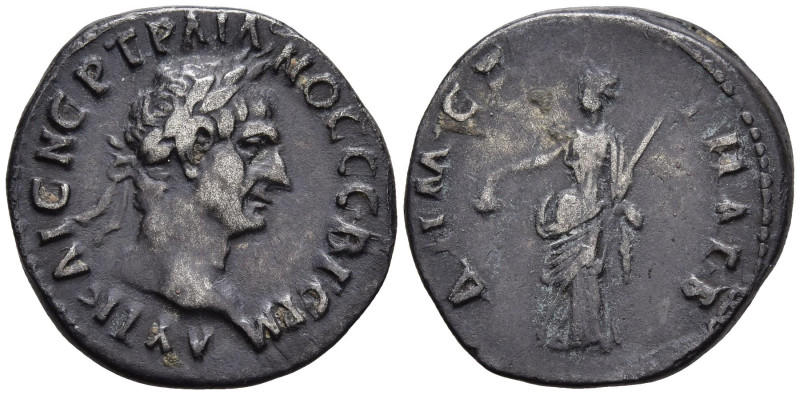 CAPPADOCIA. Caesarea. Trajan (98-117 AD)
AR Drachm (18.9mm 3.24g)
Obv: ΑΥΤ ΚΑΙ...