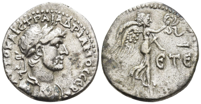 CAPPADOCIA. Caesarea. Hadrian (117-138 AD).
AR Hemidrachm (14.7mm 1.46g)
Obv: ...