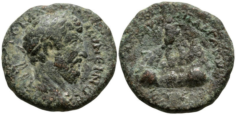 CAPPADOCIA. Caesarea. Marcus Aurelius (161-180 AD)
AE Bronze (21.2mm 6.65g)
Ob...