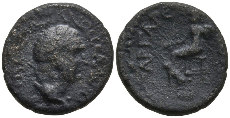 TROAS. Gargara. Vespasian (69-79 AD)
AE Bronze (17.7mm 3.66g)
Obv: ΟΥΕϹΠΑϹΙΑΝΟ...