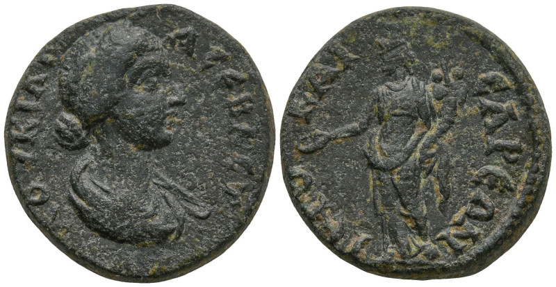 LYDIA. Hierocaesarea. Lucilla (164-182 AD)
AE Bronze 19.4mm 4.46g)
Obv: ΛΟΥΚΙΛ...