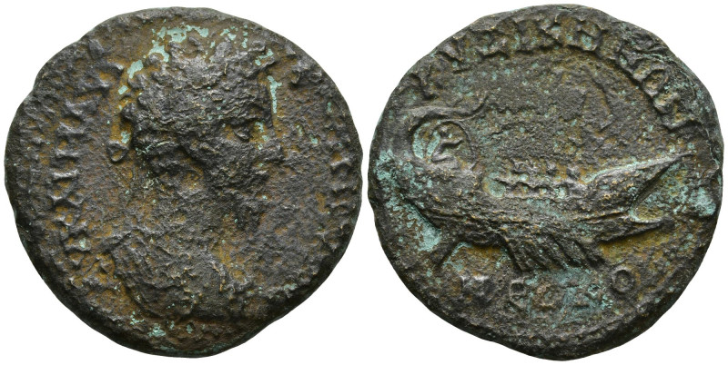 MYSIA. Kyzikos. Commodus (177-192 AD).
AE Bronze (25.2mm 6.28g)
Obv: Laureate,...