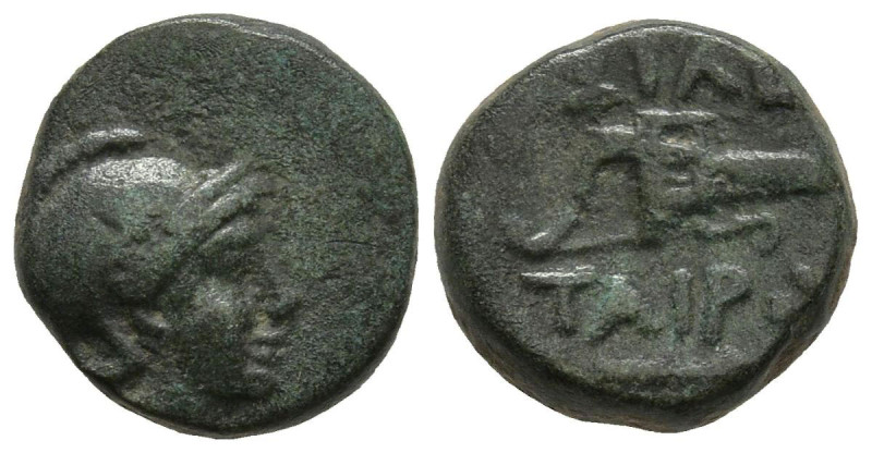 KINGS of PERGAMON. Philetairos (282-263 BC)
AE Bronze (8.3mm 0.7)
Obv: Head of...