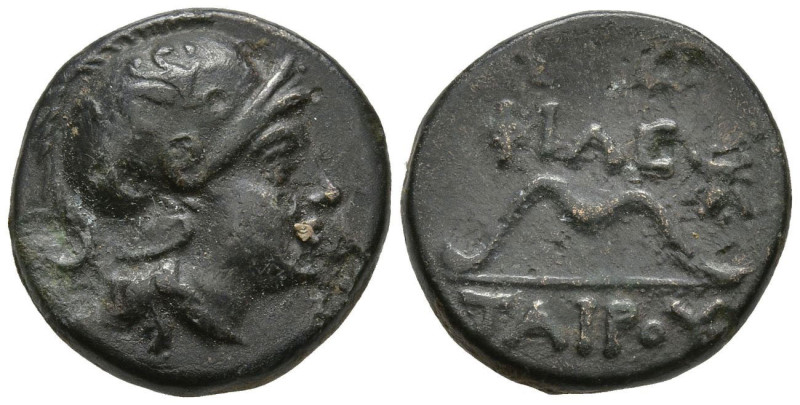 KINGS of PERGAMON. Philetairos (282-263 BC)
AE Bronze (13.5mm 1.77)
Obv: Head ...