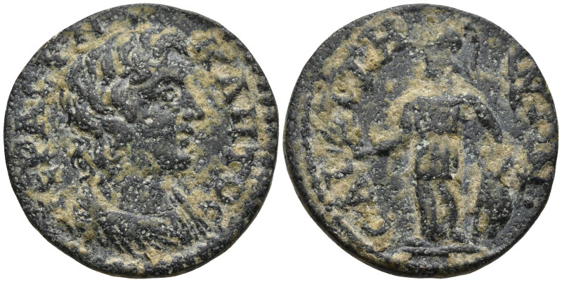 LYDIA. Saitta. Pseudo-autonomous. Time of Gallienus (253-268).
AE Bronze (23.3m...