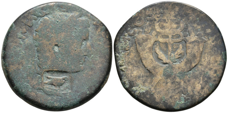 Tiberius (14-37 AD). Commagene
AE Bronze (29.5mm 11.42g)
Obv: Laureate head ri...